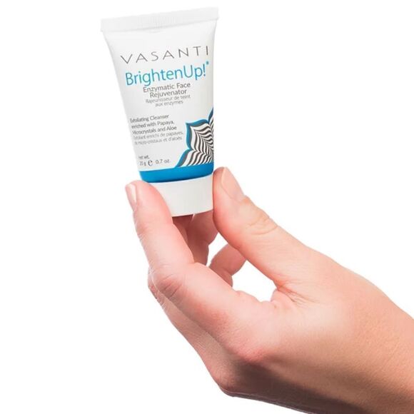 Vasanti BrightenUp! Exfoliator - Enzymatic Face Rejuvenator - Deluxe Sample 20g - Picture 4 of 16